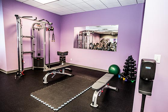 Women's Only workout room